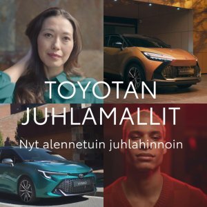 Tervetuloa Toyotan juhlaviikolle juhlistamaan Toyotan 60 vuotta Suomessa